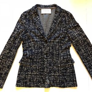 Harris Wharf London Blazer Jacket Knitted Italy